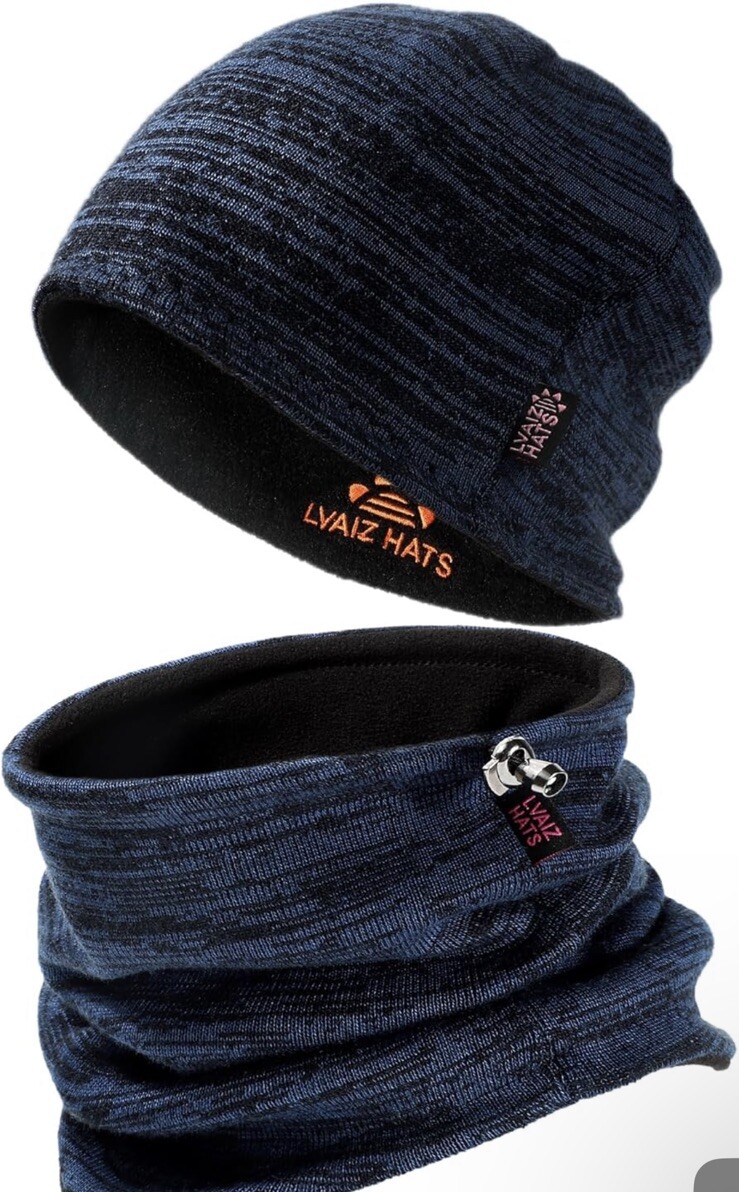 Cozy Beanie Hat and Scarf Set for Winter Warmth-image