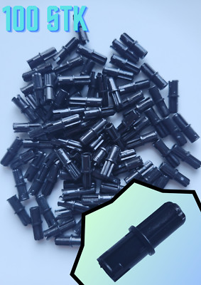 100 Stk GObricks Technic Kreuzpin 1L Schwarz GDS-913  Mould King CaDA - wie 3749