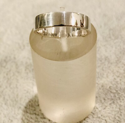 925/- Silber Bandring, Ringgröße 52, guter Zustand. 