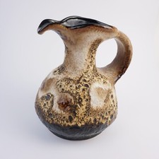 Dümler & Breiden Keramikvase 1107 / 26 Krugvase ca 26 cm hoch Henkelvase