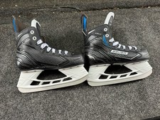 BAUER | Vapor Volt Black Size 12 Kids Youth Lace Up Ice Hockey Skating Skates