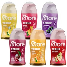 MORE Zerup, Mixed Pack of 6 Bundles, 6 x 65 ml, Various Varieties, for up to 48