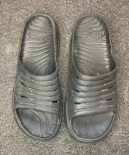 Sandali Hoka One One Uomo Taglia 13 Ora Recupero Slide Nero Slip On Comodi