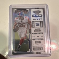 Panini 2022 Contenders Optic Saquon Barkley #40 New York Giants Card