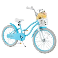20" Kids Bike with Height Adjustable Handlebar & Seat Hand Brake & Coaster Brake