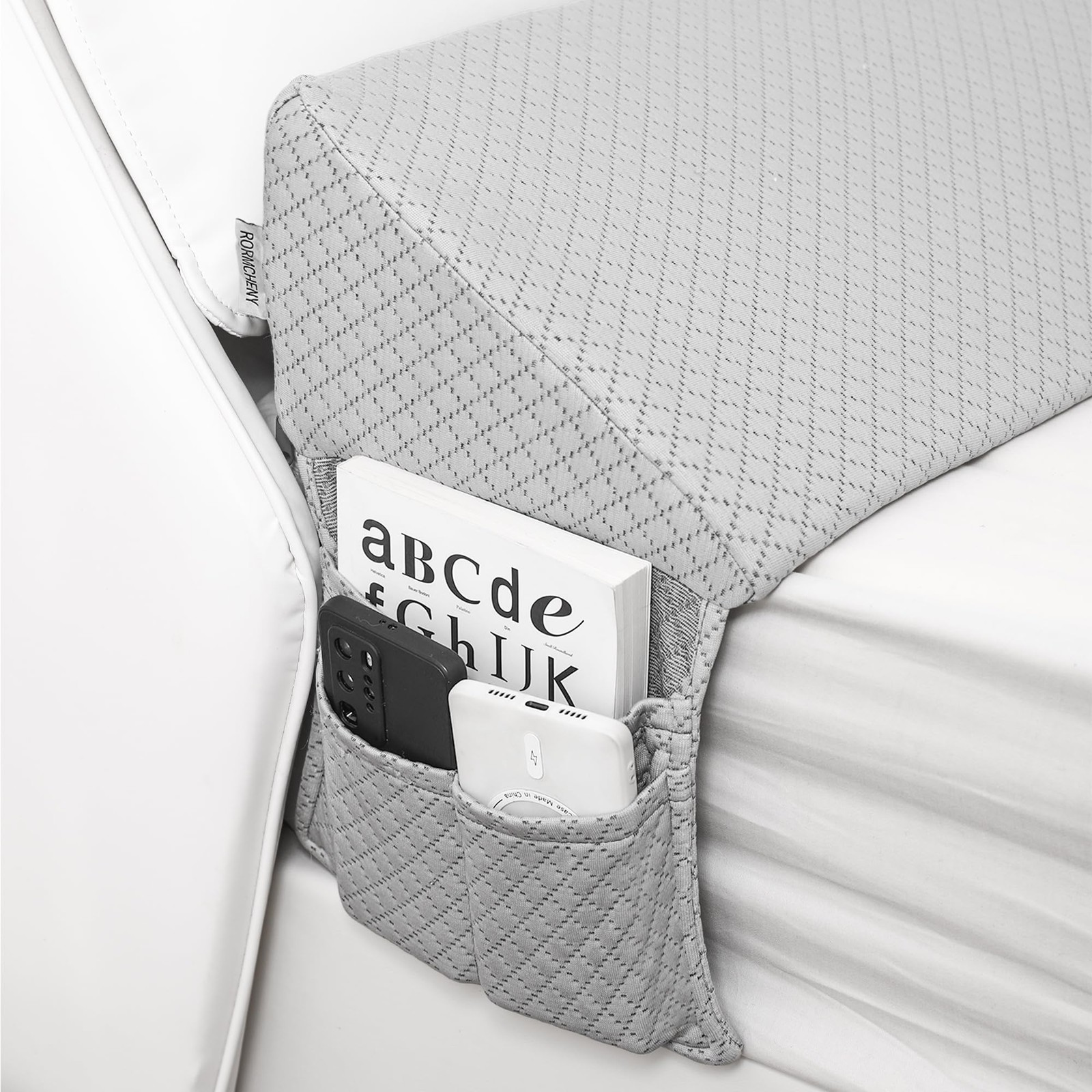 King Bed Wedge Pillow Headboard Gap Filler Support for Comfort and Stability