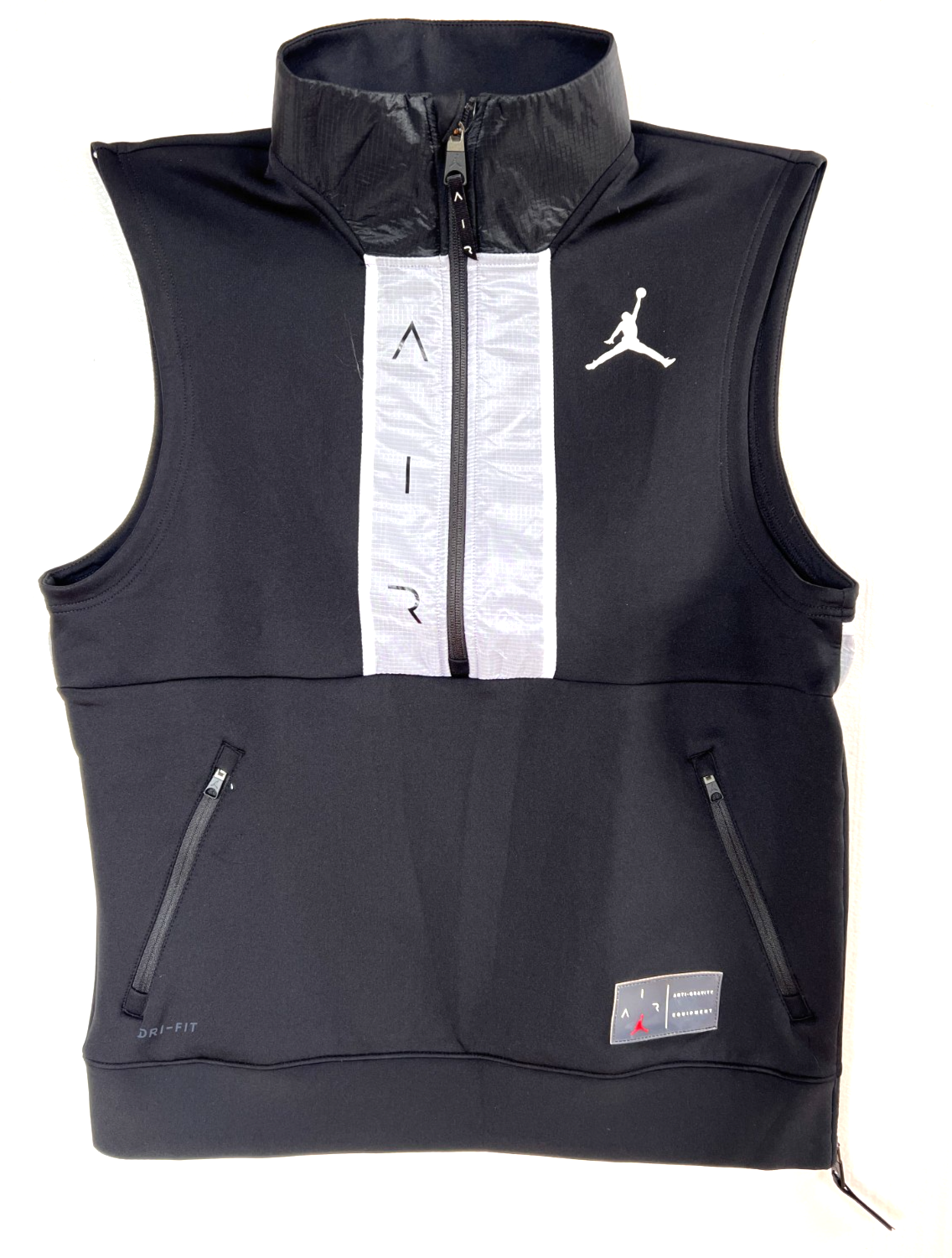 SACAI X NIKE Nike Air Jordan Maglione Uomo 1 2 ZIPPER Gilet CU1344 010 Taglia S Nuovo con etichette