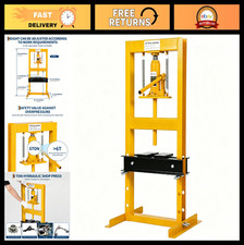 6 Ton Hydraulic Shop Press - H-frame Floor Press For Auto Repair Metalworking 6 Ton Hydraulic Shop Press - H-frame Floor Press For Auto Repair Metalworking