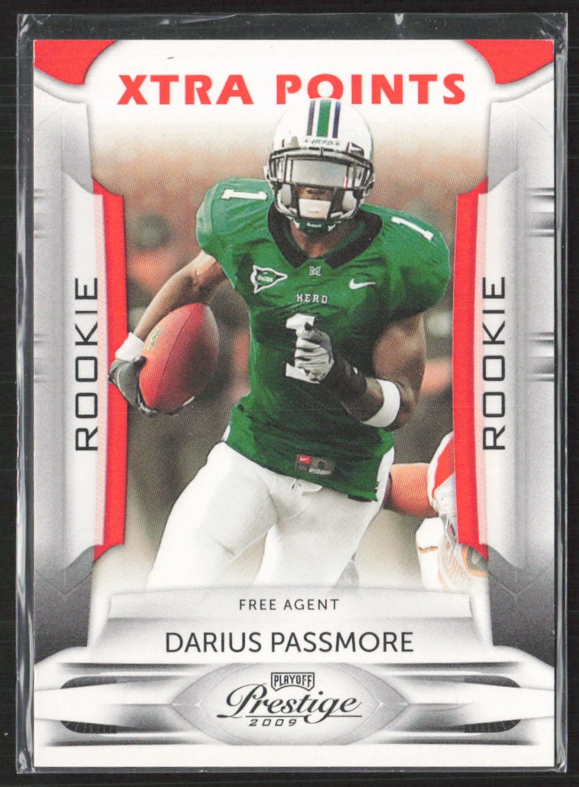 2009 Playoff Prestige #129 Darius Passmore Xtra Points Orange #/300 (C1)