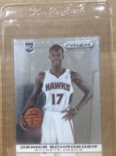 Panini 2013-14 Prizm Dennis Schroder Rookie #286 Atlanta Hawks Basketball Card. rookie card picture