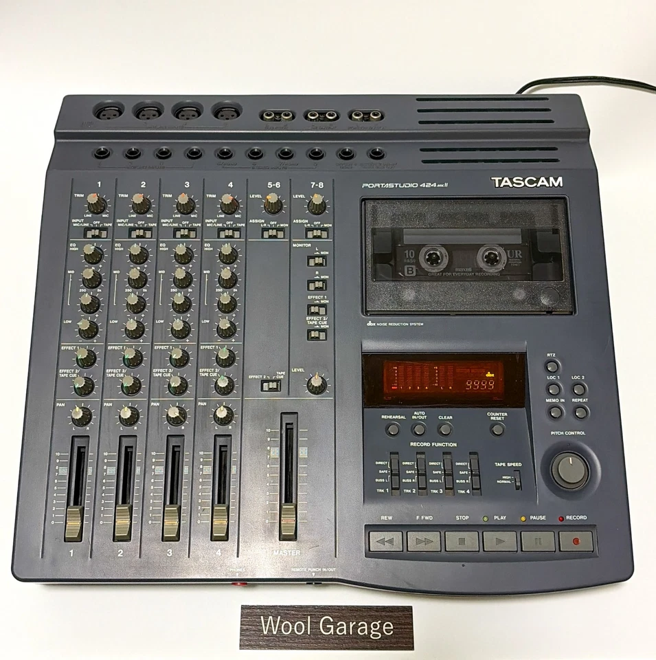 Tascam Portastudio 424 mkII Cassette Multitrack Recorder getestet Vintage MTR Jap