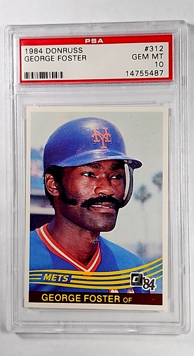 1984 Donruss DONRUSS #312 George Foster front