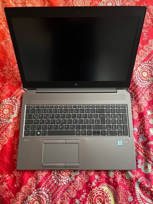 HP ZBook Workstation 15 G6 i7 9850H, 32GB, 256GB NVME, NVidia Quadro T2000 4GB