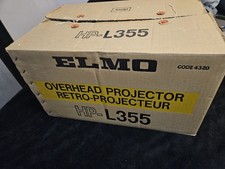 Vintage ELMO Overhead Projector HP-L355 New In Box Made in Japan Retro