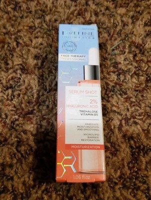 Eveline Cosmetics Serum Shot Moisturizing Face Serum 2% Hyaluronic, Vitamin B5