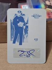 2023 ZAC TAYLOR PANINI CONTENDERS PLATE AUTOGRAPHED AUTO COACH CARD 1/1 BENGALS 