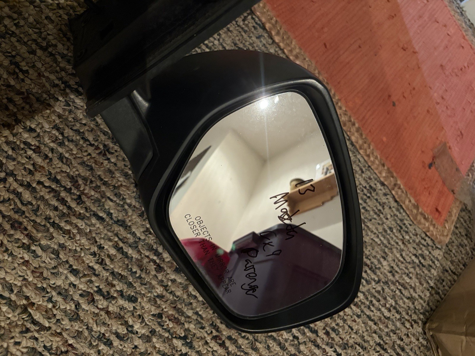 Mazda 6 2014-2016 Right Passenger Side Mirror RED OEM