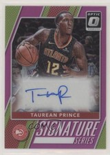 2017 Donruss Optic Signature Series Pink Prizm 4/25 Taurean Prince #45 Auto 0d6s