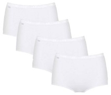 Sloggi Womens Basic 4 Pack Maxi Knickers - White