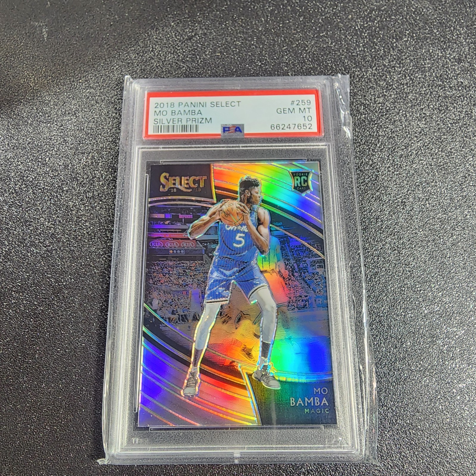 2018 Panini Select Mo Bamba Silver Prizm Psa10 #259