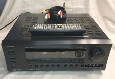 ONKYO TX-SR603X Receiver Tested Fully Working Great Shape W Remote 7.1 Ch Bundle