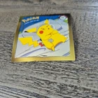 Vintage 1999 Artbox Pokemon R08 Pikachu Gold Sticker Series 1 Prism Holographic