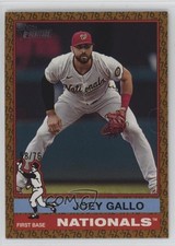 2025 Topps Heritage Color of the Year 58/76 Joey Gallo #72 vs3