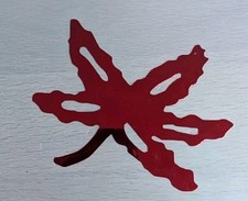 Ohio State Buckeye Leaf vinyl decal