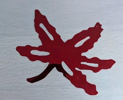 Ohio State Buckeye Leaf vinyl decal