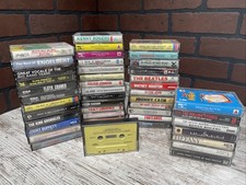 Cassette Tape Mixed Lot 45x Rock, Jazz, contemporary, Country  FAST SHIPPING 