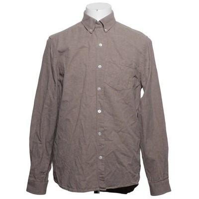 A Day's March, Businesshemd, Größe: L, Beige, Baumwolle, Flanell, Herren #5Ai