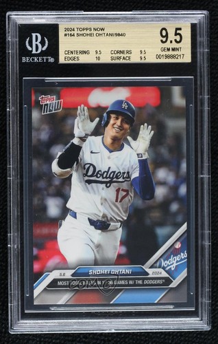 2024 Topps Now /9840 Shohei Ohtani #164 BGS 9.5 GEM MINT 0w48