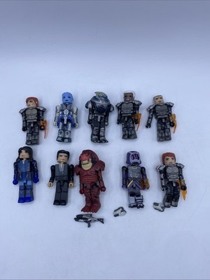 Lot of 10 Mass Effect Video Game Minimates-RARE