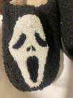 Women’s Slip-On Ghost Face Slippers Black White Comfort Rubber Sole Scream Face — photo 4