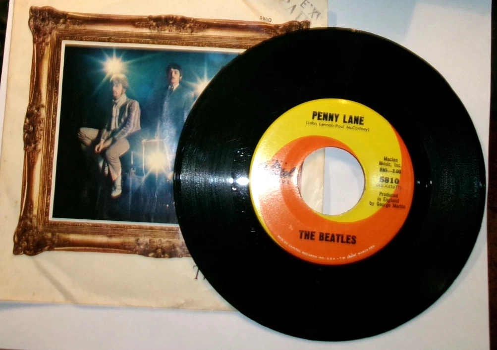The Beatles 45 RPM Speed Vinyl Records for sale - eBay