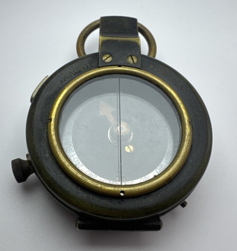 Rare WW1 Cruchon & Emons Berne Compass - Corps of Engineers Army Brass 1918