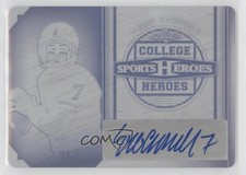 2024 Leaf Metal Sports Heroes Printing Plate Black 1/1 Eric Crouch Auto 3c7