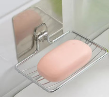 Stainless Steel Soap Rack Wall Mounted Soap Rack Drainage Soap Tray Bathroom