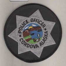 CORDOVA, ALASKA – police patch