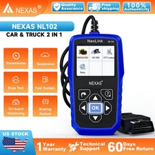 NEXAS Check All System Code Reader Car Truck OBD2 Diagnostic Scanner Scan Tool