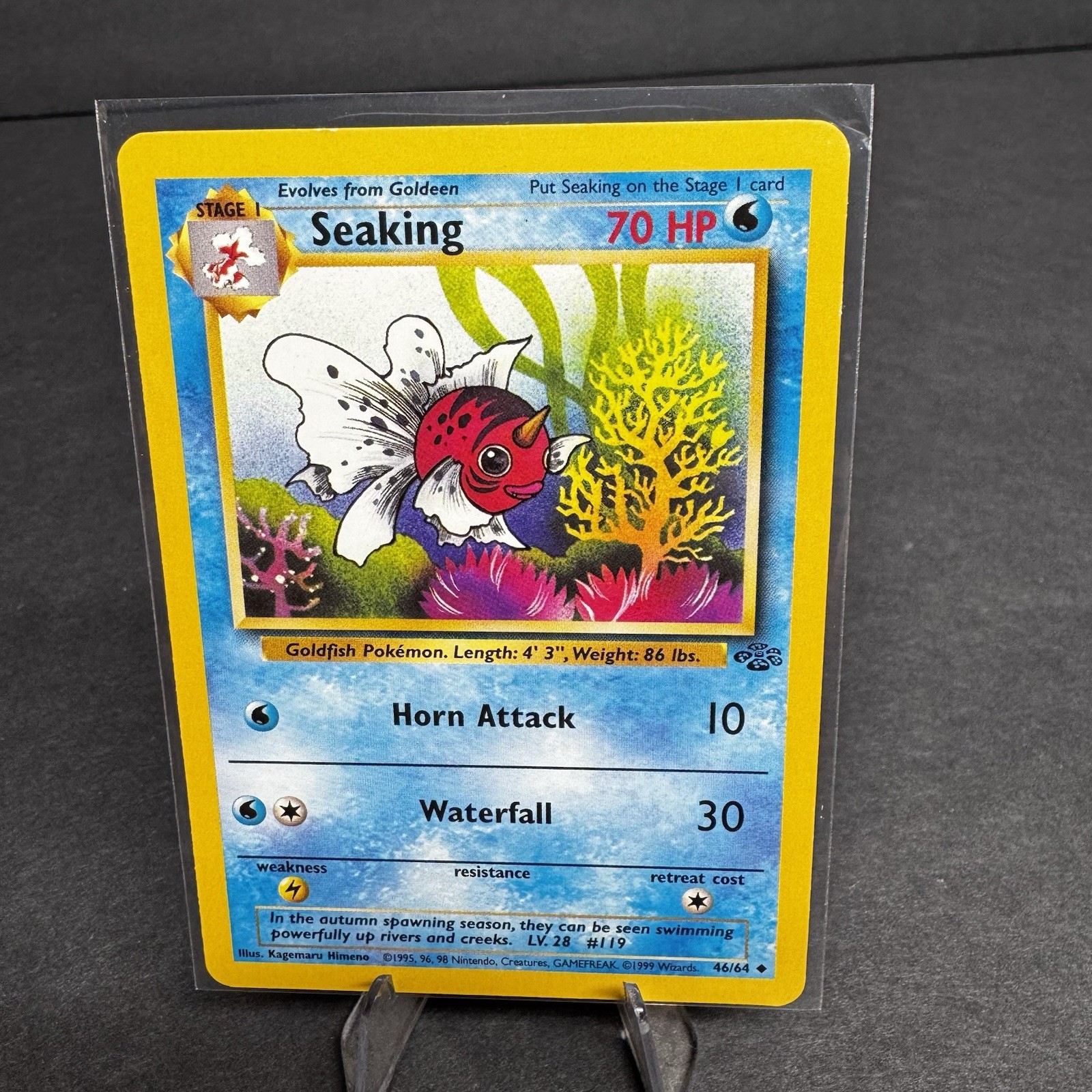 SEAKING - 46/64 - Jungle - Pokemon Card - LP