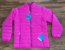 NEW Columbia Youth Girls Elm Ridge Puffer Jacket Waterproof Coat PINK Size XL