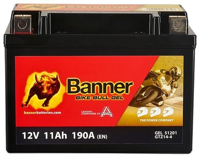 Starterbatterie 12V 11Ah 190A BANNER B00 Batterie Motorrad