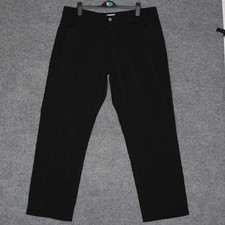 VTG Versace Classic Black Virgin Wool Men's Dress Pants Trousers Italy Size 42
