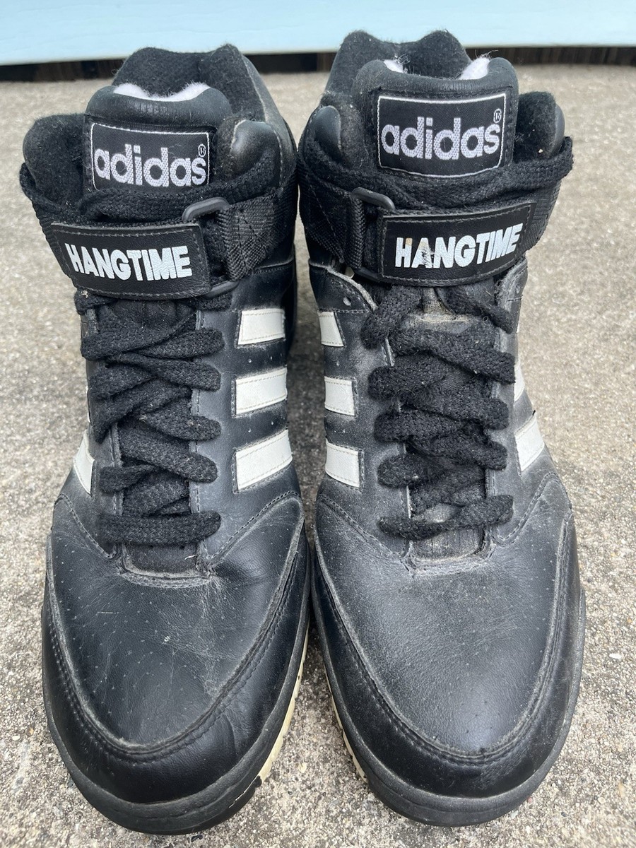 1992 Adidas Hangtime High Black Basketball Shoes 9.5 Men's Skyjacker  Original OG | eBay