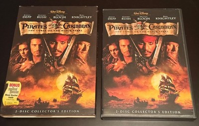 Pirates of the Caribbean Curse Of The Black Pearl 2 DISC Collector's Edition DVD