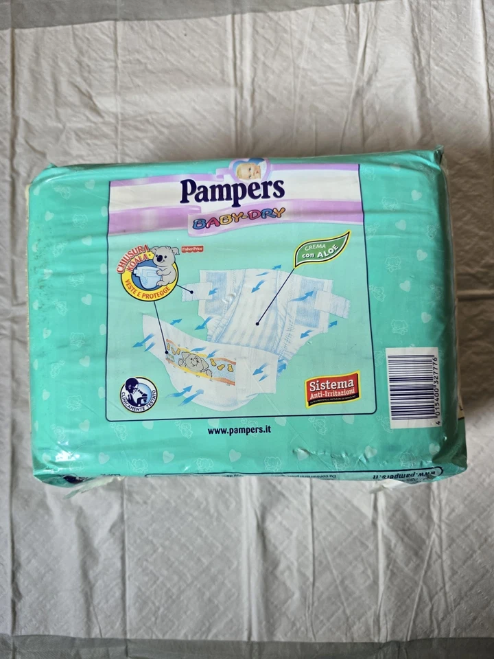 28 Vintage Pampers Baby Dry 1 Windeln Alte Windel Reborn - Bild 2 von 2