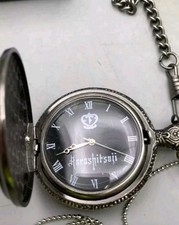 Kuroshitsuji Black Butler Pocket Watch  Chain, Mint Condition Must See Gift 
