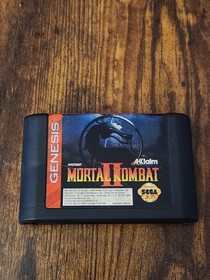 Mortal Kombat 1 & II Sega Genesis 2 Game Lot Bundle Cleaned Read Description 