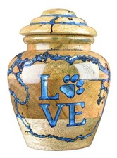 Cremation Urn for Pets Ashes Adult - Wooden and Resin Urns for Dog Ashes Box ...
